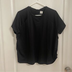 Prana Black ALPENGLOW SHORT SLEEVE PLUS Size 1X